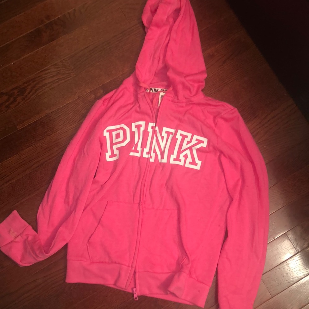 PINK Zip Up Hoodie